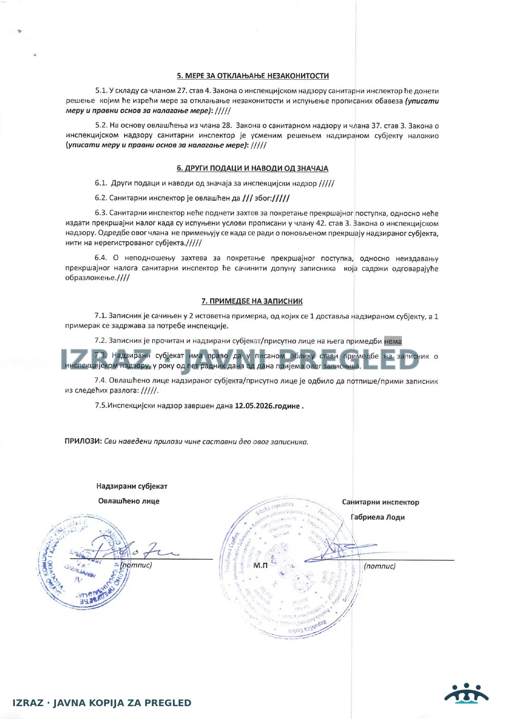 Zabrana vode za piće-EKO česma MELENCI-ISPRAVNA-SAMO AM BAKTERIJE 12.05.2026, strana 3