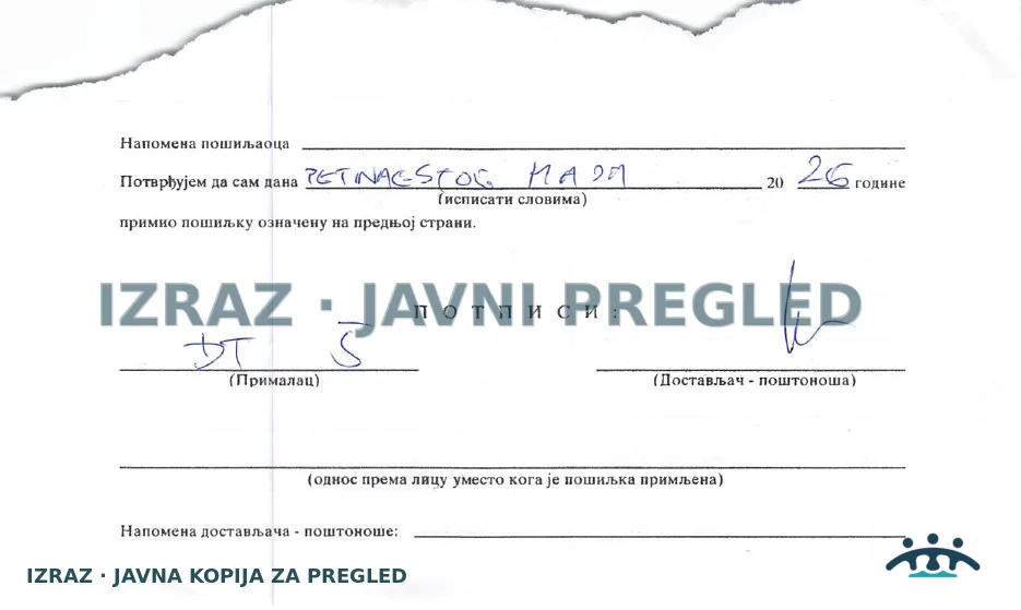 Farkaždin-Zabrana upotrebe-EKO ČESMA-ISPRAVNA-SAMO AMONIJAK 14.05.2026, strana 4