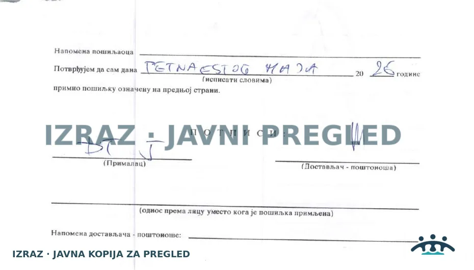 Zabrana vode za piće-Česma na Ekonomiji BAN DESPOTOVAC-ISPRAVNA 13.05.2026, strana 4